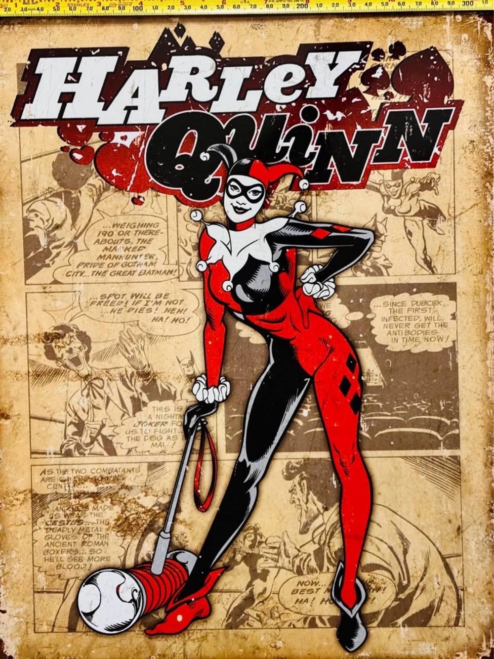 Brand New Harley Quinn -Metal Sign- 12x18